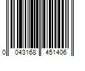 Barcode Image for UPC code 0043168451406