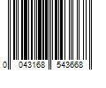 Barcode Image for UPC code 0043168543668