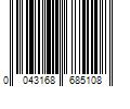 Barcode Image for UPC code 0043168685108