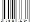 Barcode Image for UPC code 0043168722759