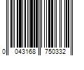 Barcode Image for UPC code 0043168750332