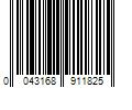 Barcode Image for UPC code 0043168911825