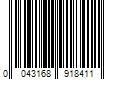 Barcode Image for UPC code 0043168918411