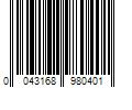 Barcode Image for UPC code 0043168980401