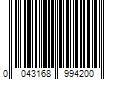 Barcode Image for UPC code 0043168994200