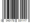 Barcode Image for UPC code 0043178031117