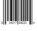 Barcode Image for UPC code 004317892204