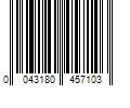 Barcode Image for UPC code 0043180457103