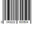 Barcode Image for UPC code 0043222600504