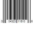 Barcode Image for UPC code 004323115106