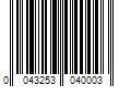 Barcode Image for UPC code 0043253040003