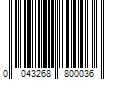 Barcode Image for UPC code 0043268800036