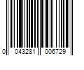 Barcode Image for UPC code 0043281006729