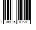 Barcode Image for UPC code 0043311002295