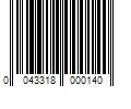 Barcode Image for UPC code 0043318000140