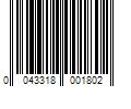 Barcode Image for UPC code 0043318001802