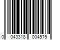 Barcode Image for UPC code 0043318004575