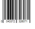 Barcode Image for UPC code 0043372326071