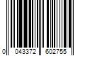 Barcode Image for UPC code 0043372602755