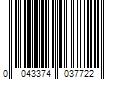 Barcode Image for UPC code 0043374037722