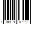 Barcode Image for UPC code 0043374081510