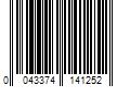 Barcode Image for UPC code 0043374141252. Product Name: M-D Standard 4-ft x 100-ft Charcoal Fiberglass Screen Mesh | 14125