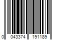 Barcode Image for UPC code 0043374191189