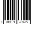 Barcode Image for UPC code 0043374433227