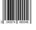Barcode Image for UPC code 0043374490046. Product Name: M-D Building Products 3-3/4 in. x 3/4 in. x 36 in. Satin Nickel Aluminum and Vinyl Heavy-Duty Low-Profile Threshold
