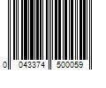 Barcode Image for UPC code 0043374500059