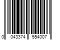 Barcode Image for UPC code 0043374554007