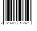 Barcode Image for UPC code 0043374570007