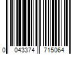 Barcode Image for UPC code 0043374715064