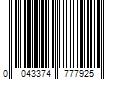 Barcode Image for UPC code 0043374777925