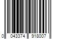 Barcode Image for UPC code 0043374918007