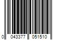 Barcode Image for UPC code 0043377051510