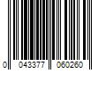 Barcode Image for UPC code 0043377060260