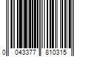 Barcode Image for UPC code 0043377810315