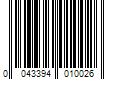 Barcode Image for UPC code 0043394010026