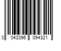 Barcode Image for UPC code 0043396094321