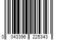 Barcode Image for UPC code 0043396225343