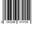 Barcode Image for UPC code 0043396474154