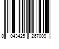 Barcode Image for UPC code 0043425267009