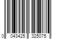 Barcode Image for UPC code 0043425325075