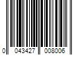 Barcode Image for UPC code 0043427008006