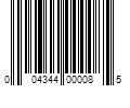 Barcode Image for UPC code 004344000085