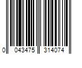 Barcode Image for UPC code 0043475314074