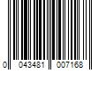 Barcode Image for UPC code 0043481007168