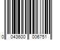 Barcode Image for UPC code 0043600006751