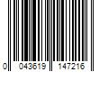 Barcode Image for UPC code 0043619147216